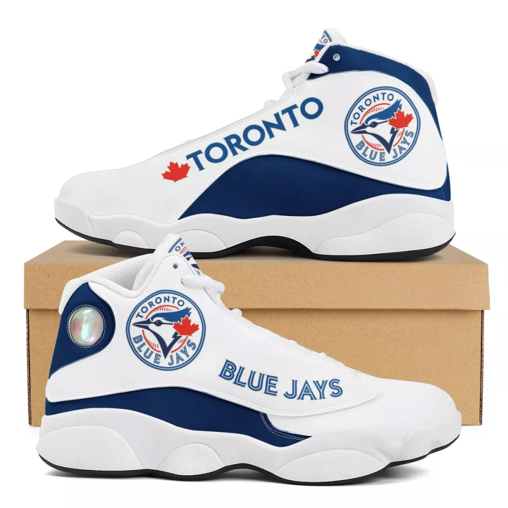 Women's Toronto Blue Jays Limited Edition AJ13 Sneakers 002